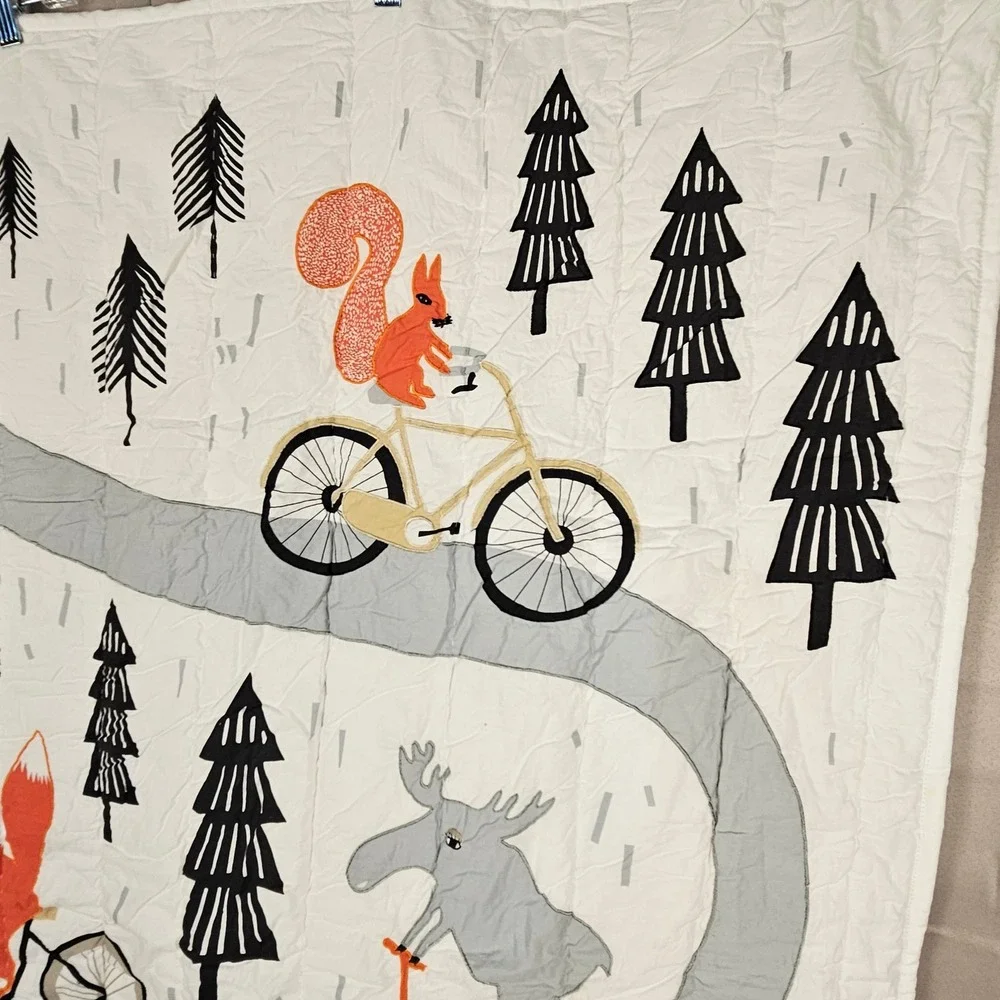 Crate & Kids‎ The Land Of Nod Woodland Animals Quilt 20